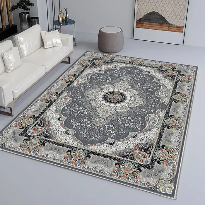 VIKAMA Tapis vintage de luxe léger de style américain