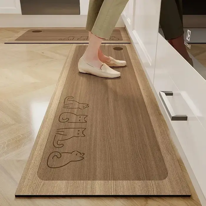 Tapis De sol De cuisine imperméable et antidérapant