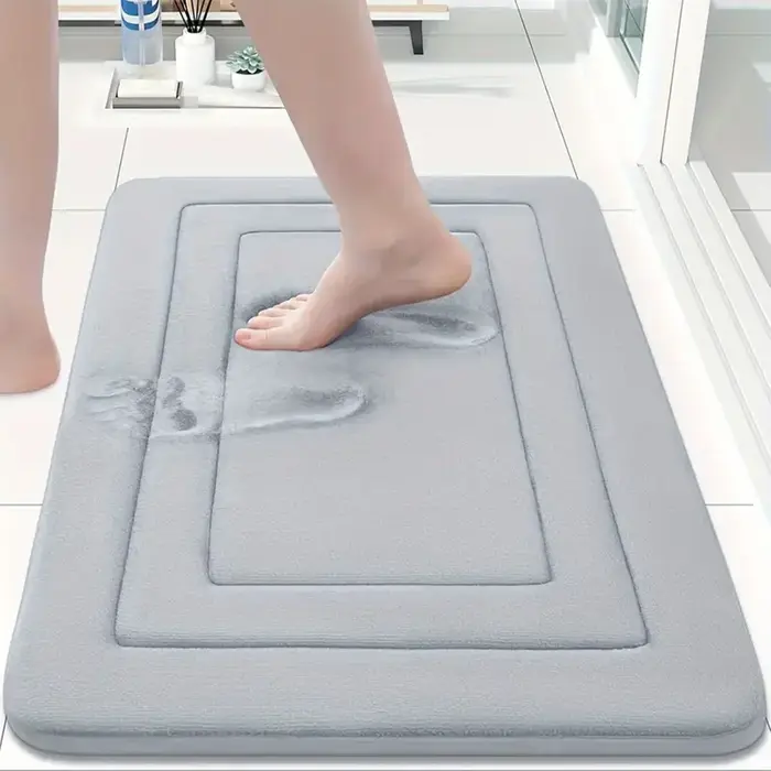 Tapis de sol absorbant en flanelle épaisse