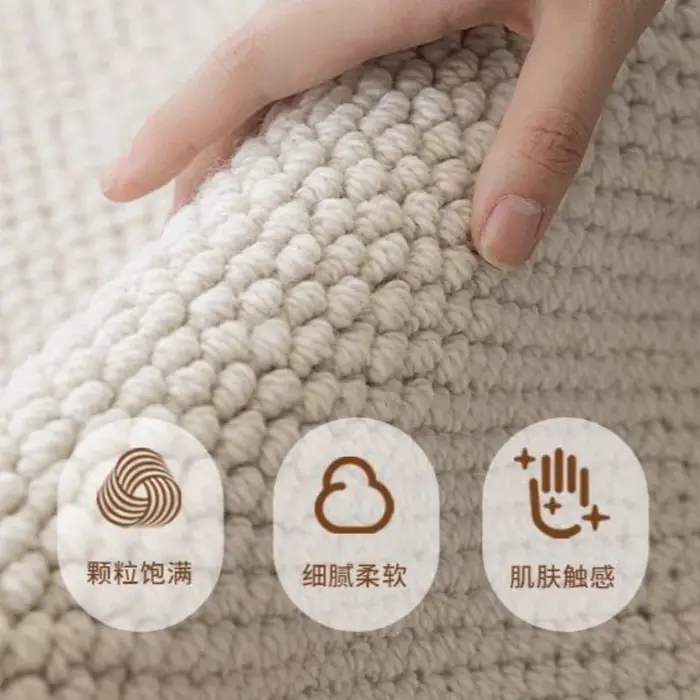 Tapis anti-rayures Imitation sisal pour chat, salon, studio, chambre à coucher, chevet, tatami japonais, couleur unie, lin, tapis de sol pour photo