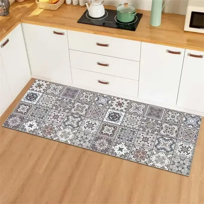 Tapis en Pvc pour tapis de sol de cuisine