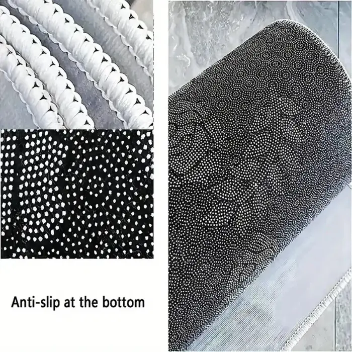 Tapis imprimé léopard antidérapant