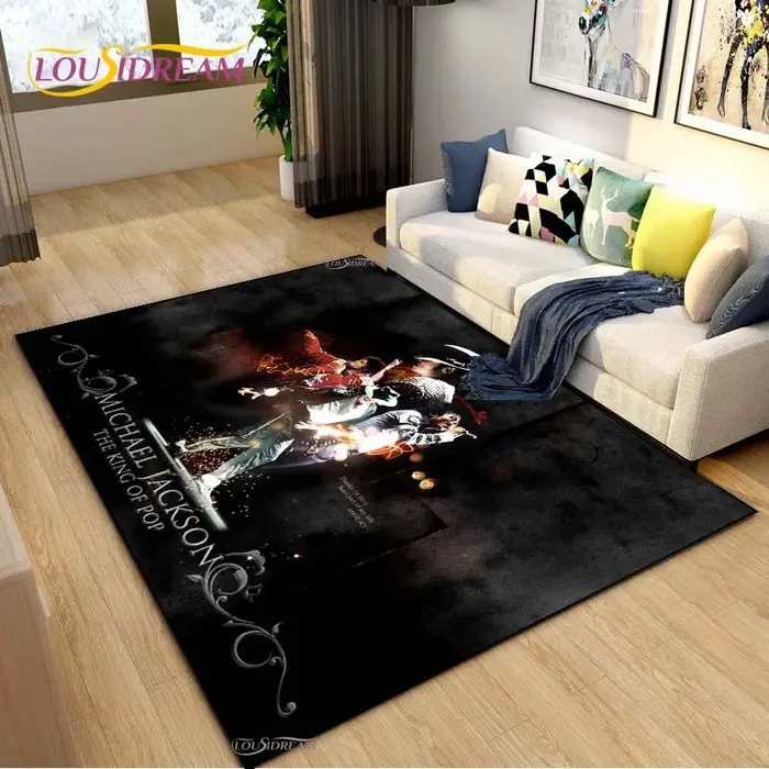 Michael j-jackson tapis pour salon canapé Table chambre