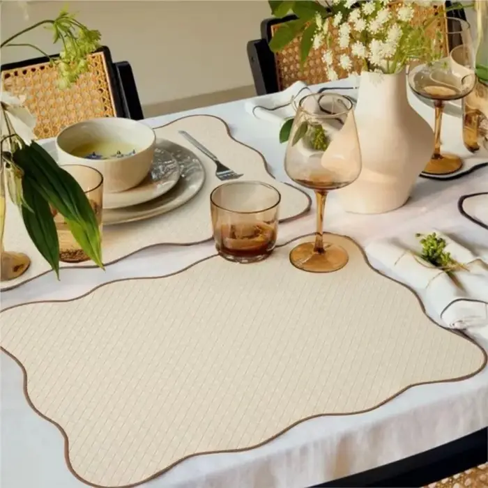 Tapis de salle à manger nordique imperméable