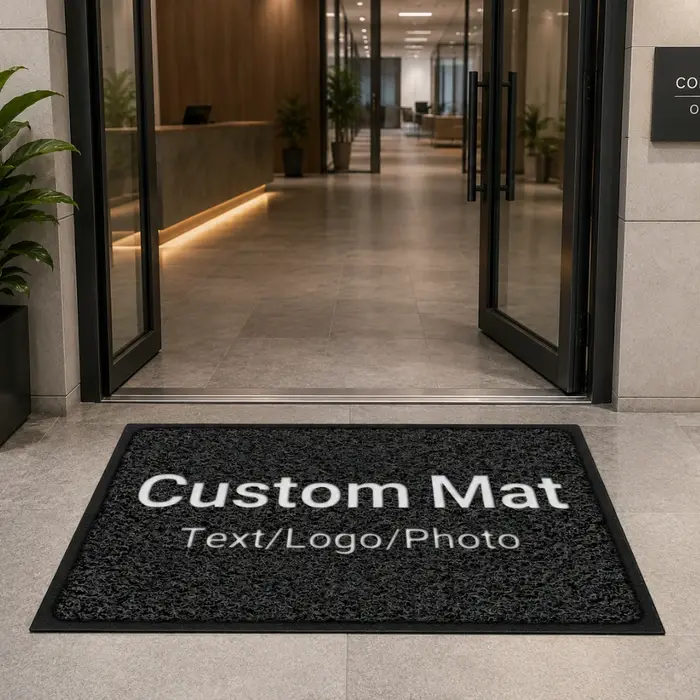 Tapis d'entrée personnalisé pour entreprise