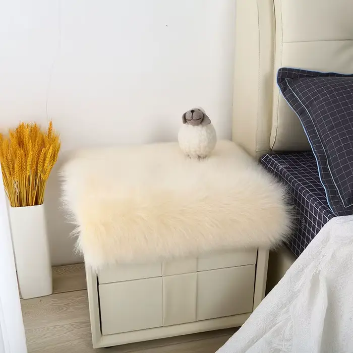 Tapis doux et moelleux en fausse fourrure