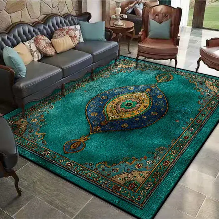 Tapis de sol antidérapant vert Persia