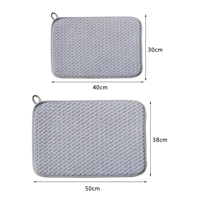 Tapis de séchage de la vaisselle de cuisine