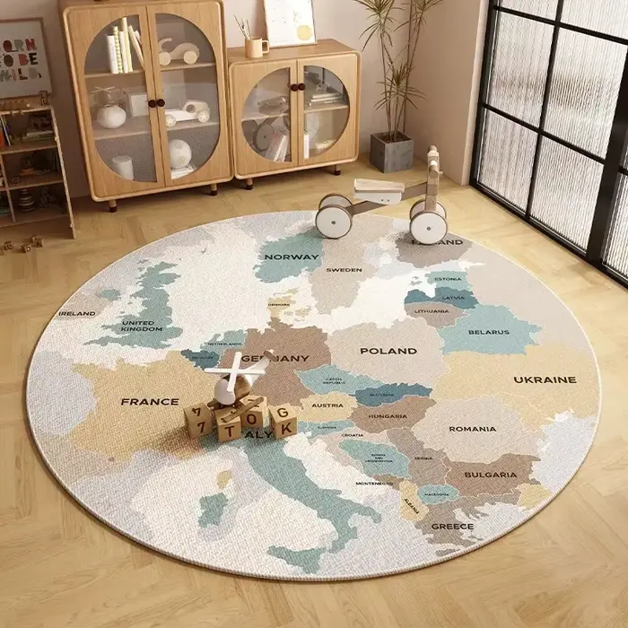Tapis rond pour enfants