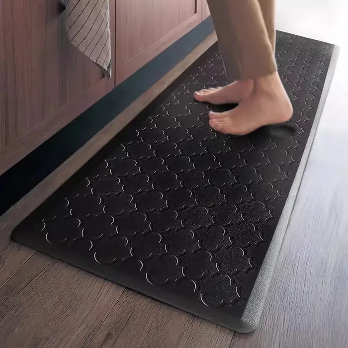 Nouveau tapis anti-fatigue pour la cuisine, tapis de cuisine avec imperméabilisation en PVC, tapis a