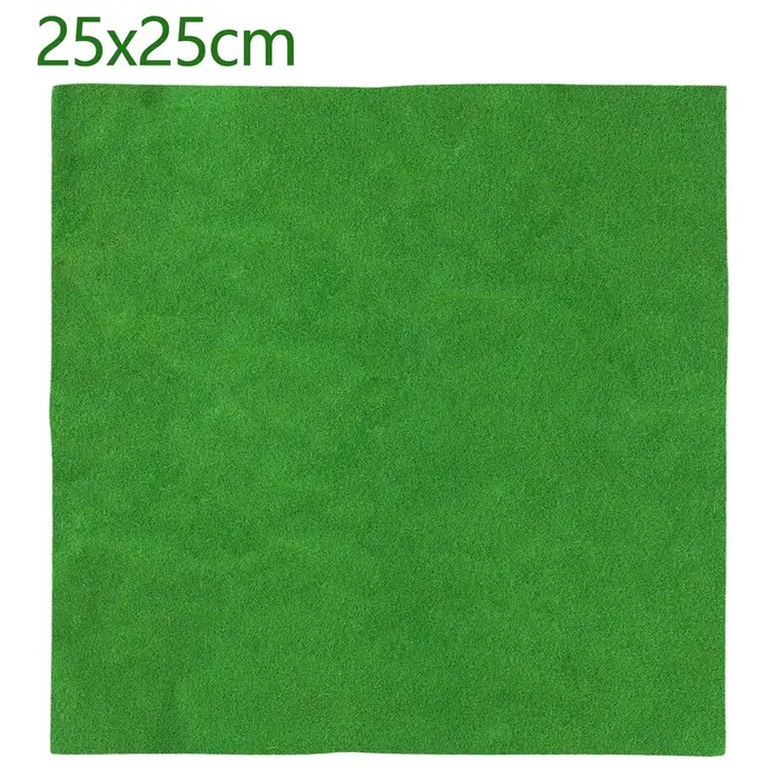 Tapis d'herbe artificiel vert 25x25cm