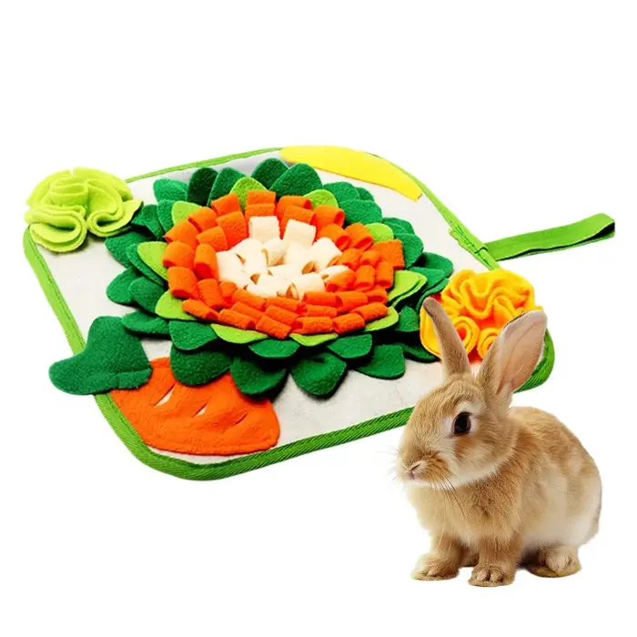 Tapis de fouille pour lapins