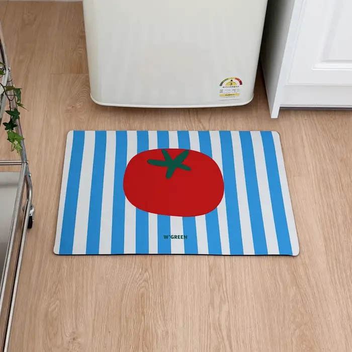 VIKAMA – tapis de sol imprimé tomate