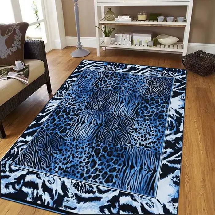 Tapis imprimé léopard pour décoration de salon, moderne, abstrait, pour la maison, le bureau, grande