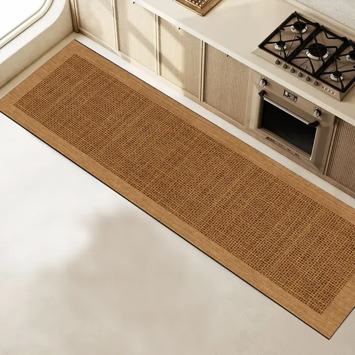 Tapis de cuisine long absorbant et antidérapant, style médiéval, en boue de diatomée, pour la décoration intérieure