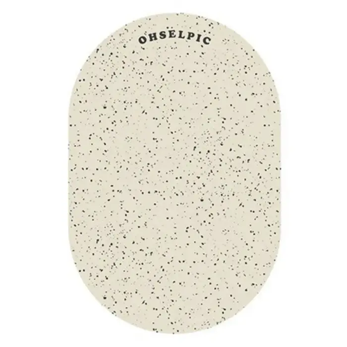 VIKAMA – tapis de bain ovale simple de style nordique Ins, antidérapant et absorbant, facile à netto