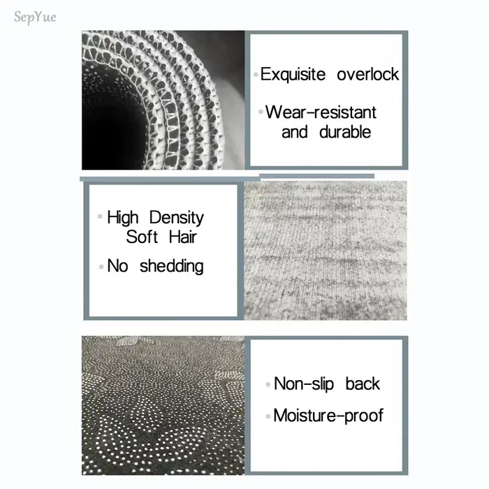 VIKAMA – tapis de Style persan Vintage, résistant aux taches et antidérapant, pour entrée et chevet de chambre à coucher, de cuisine, décoration de maison