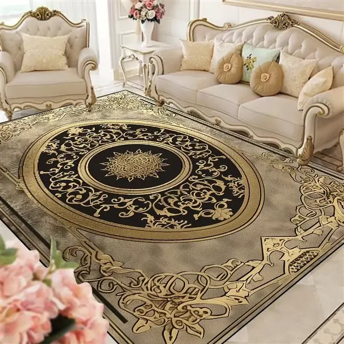 Tapis de salon européen de luxe