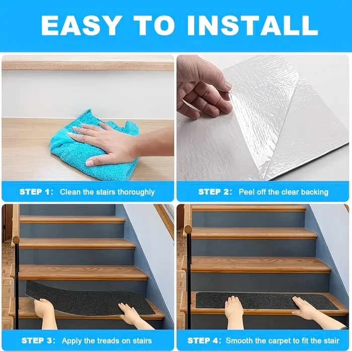 Tapis d'escalier antidérapant