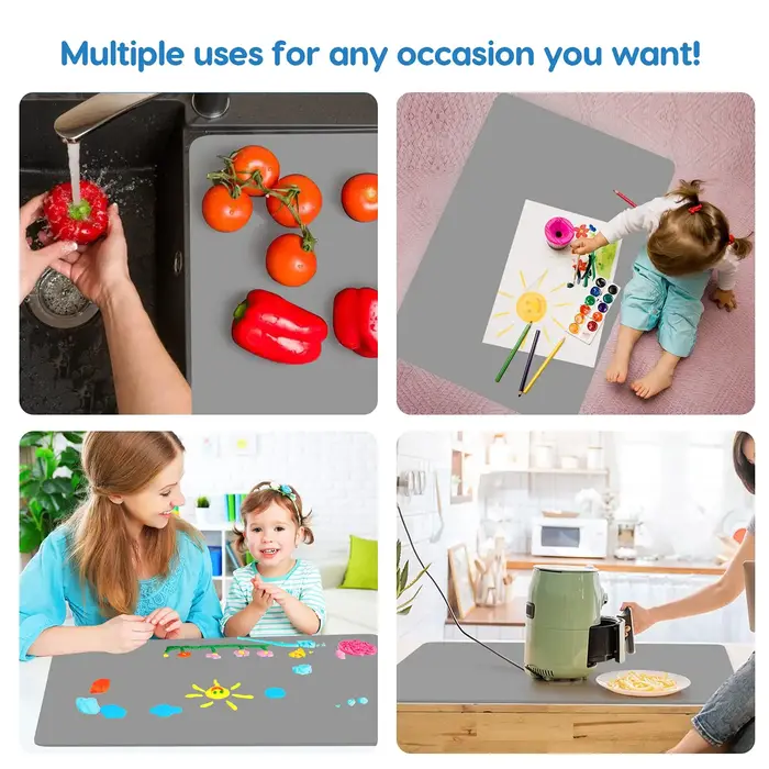 Grand tapis de Table de cuisine doux
