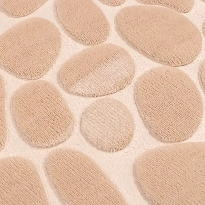 Tapis de bain antidérapant, 40x60cm, galets souples, pour salon, paillasson de salle de bain