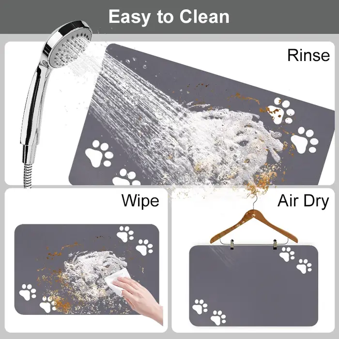 Tapis d'alimentation pour animaux de compagnie