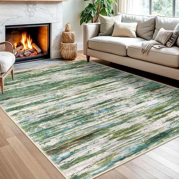 Tapis abstrait moderne pour salon