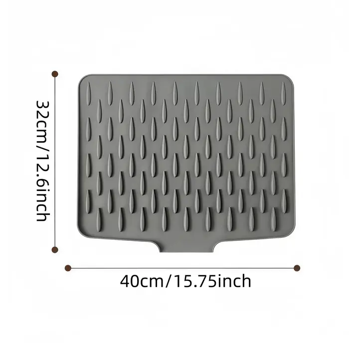 Tapis de vidange en Silicone pour évier