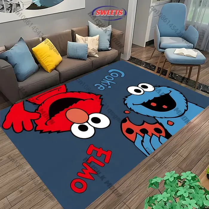 Tapis sur le thème s-sésame s-street