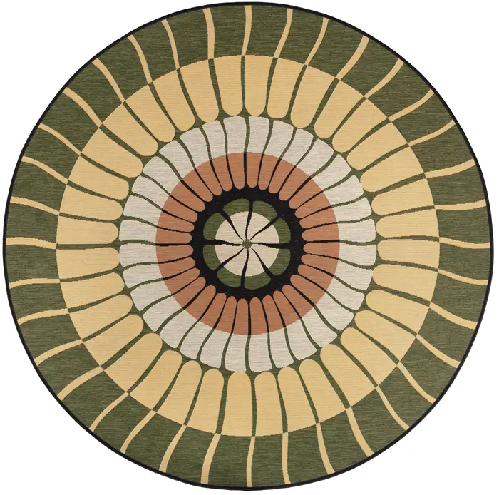 Tapis Zeno outdoor Cdre Diamtre 160 cm