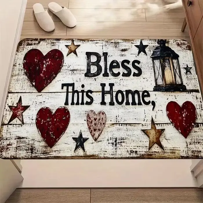 Tapis de porte chrétien inspirant « Gratitude pour avoir