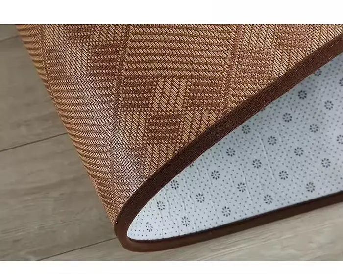 Tapis de tatami en rotin de bambou pour chambre à coucher