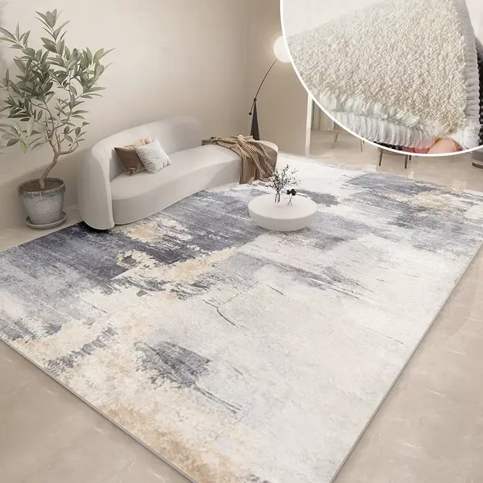 Tapis en peluche de grande surface