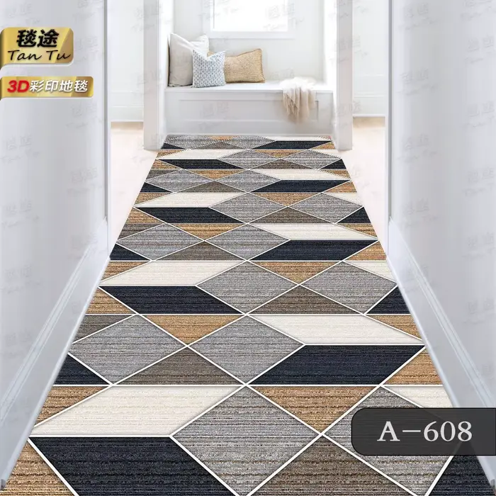 Tapis longs de couloir de luxe moderne