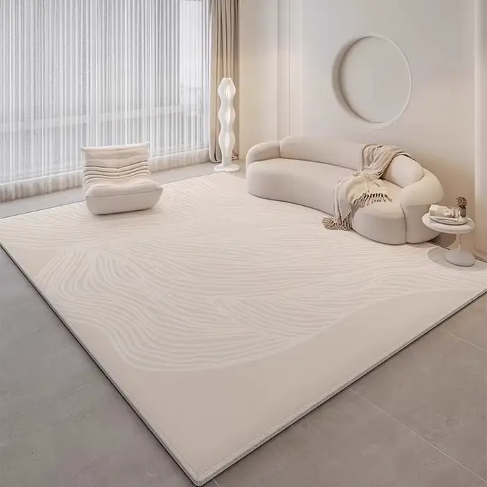 VIAKAMA – tapis Simple de Style crémeux pour salon