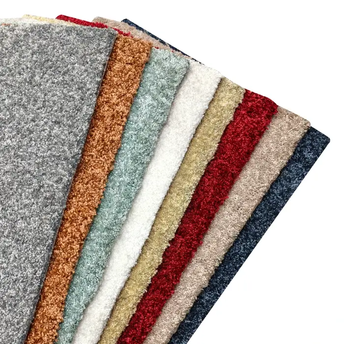 Tapis moderne de luxe, grand, moelleux et doux, en polyester ignifuge à poils longs pour la maison