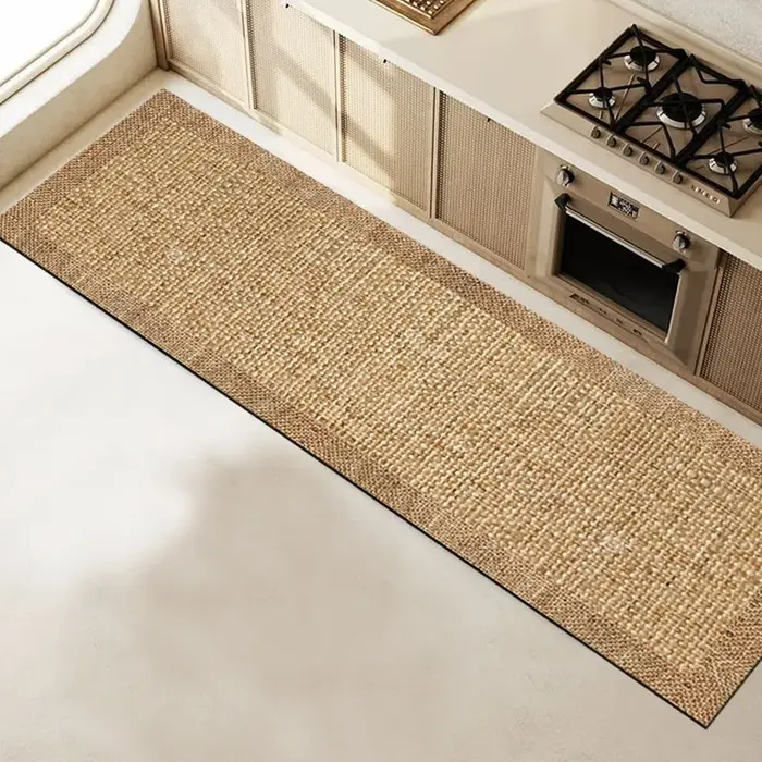 Tapis de cuisine long absorbant et antidérapant, style médiéval, en boue de diatomée, pour la décora