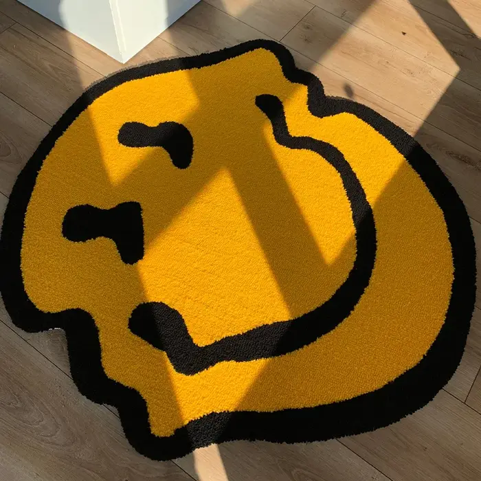 Tapis Tufté Torsadé Souriant