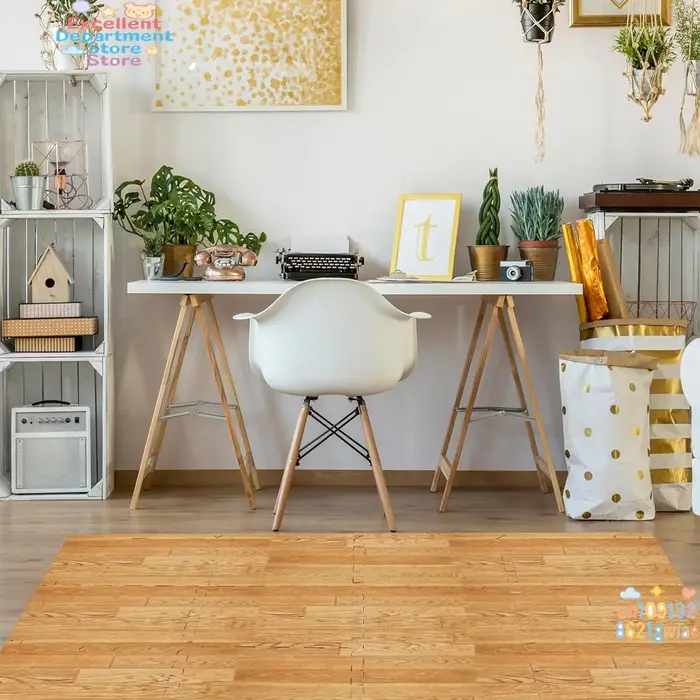Tapis de sol antidérapant en Grain de bois