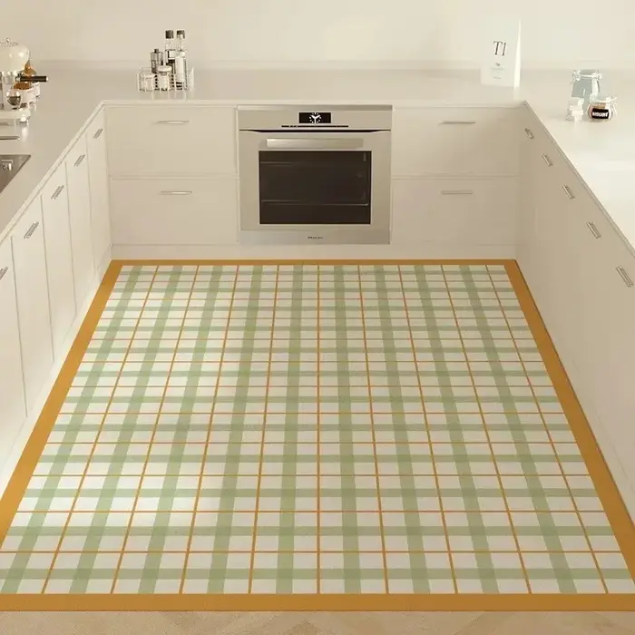 Tapis à motif de grille