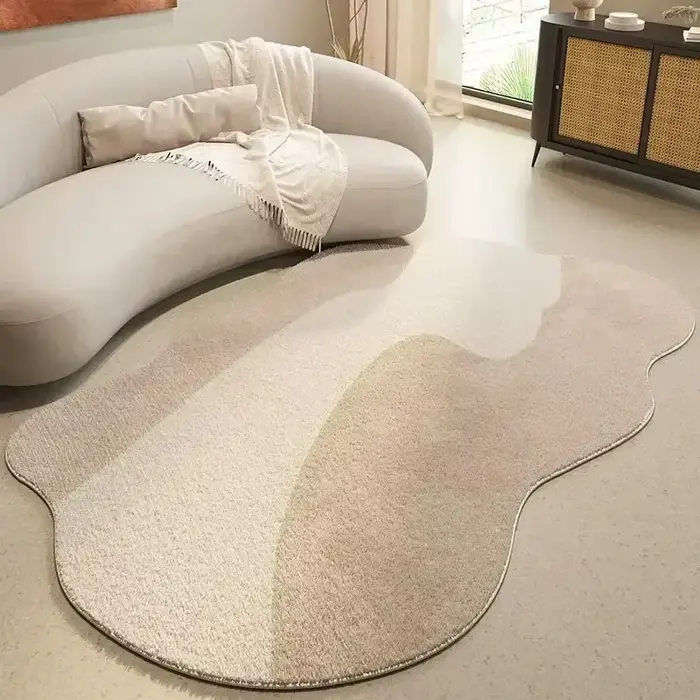 Tapis de salon irrégulier