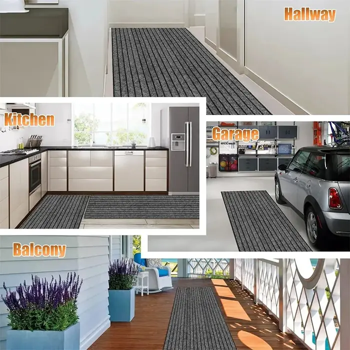 40 cm x 3 m bricolage couleur unie rayé cuisine porte tapis