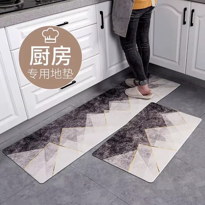 Tapis de cuisine imperméable et résistant à l'huile