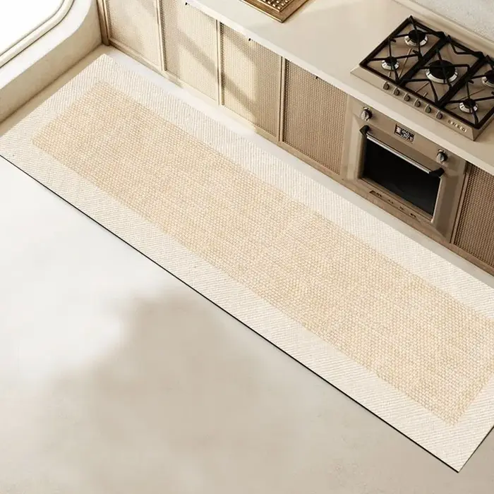 Tapis de cuisine long absorbant et antidérapant, style médiéval, en boue de diatomée, pour la décoration intérieure