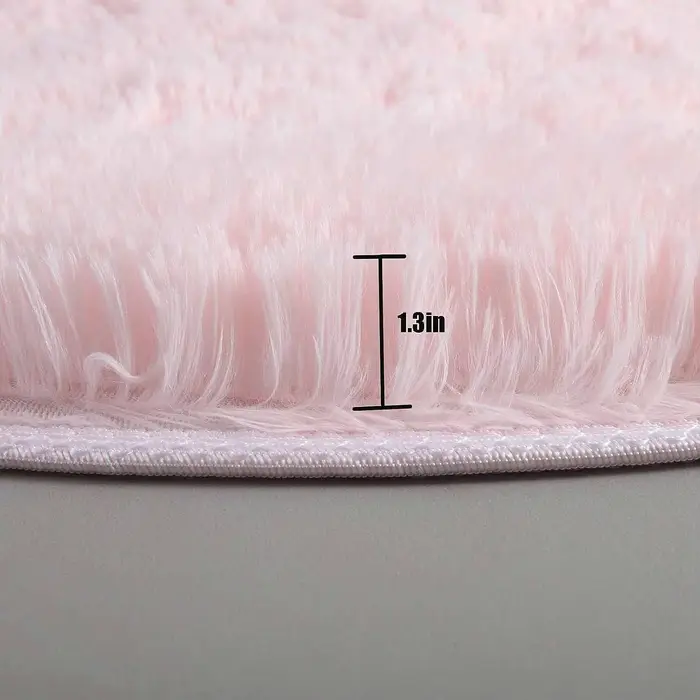 100/120/140/160 tapis rond moelleux doux