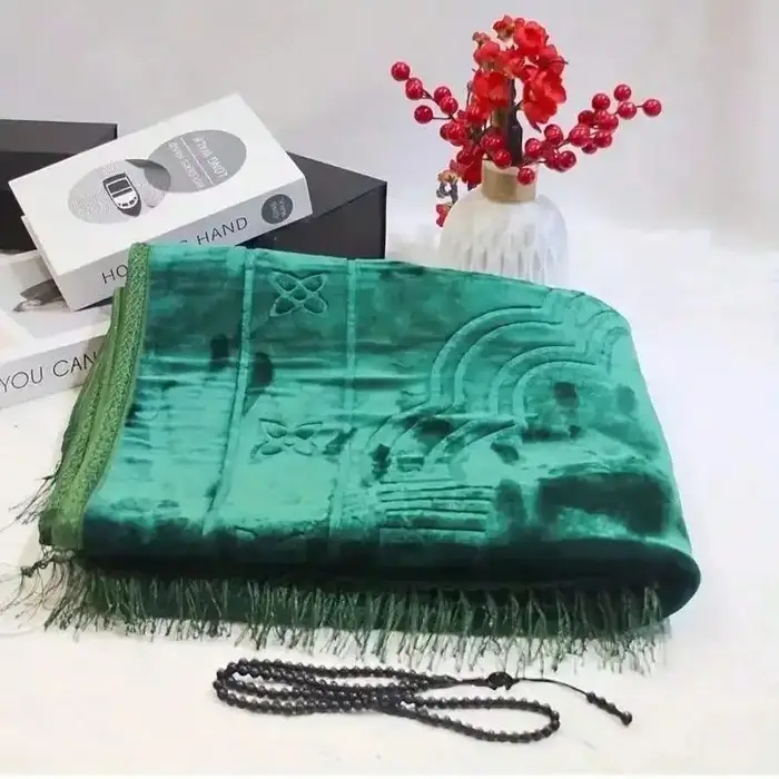 Tapis de prière en velours musulman