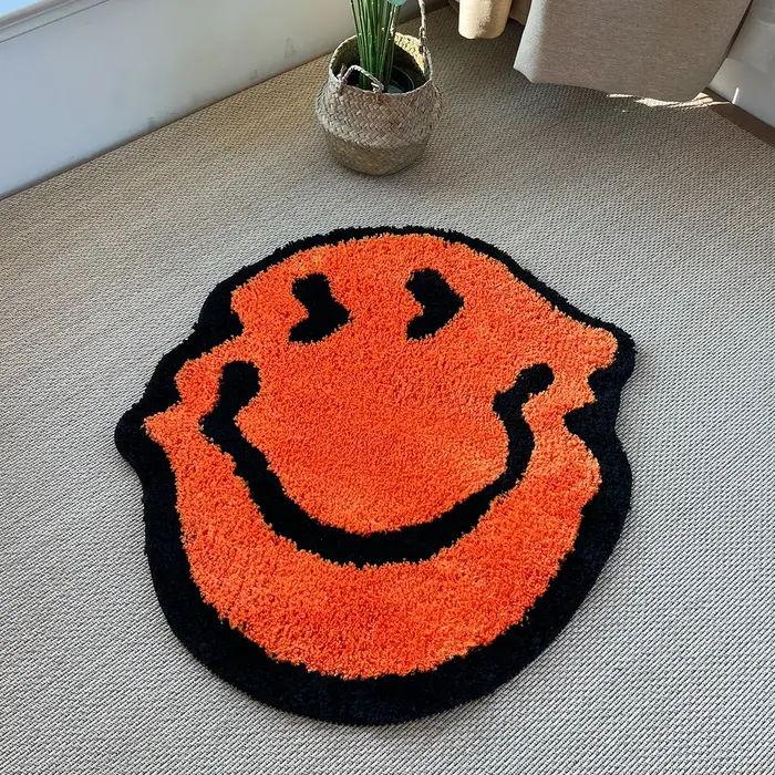 Tapis Tufté Torsadé Souriant