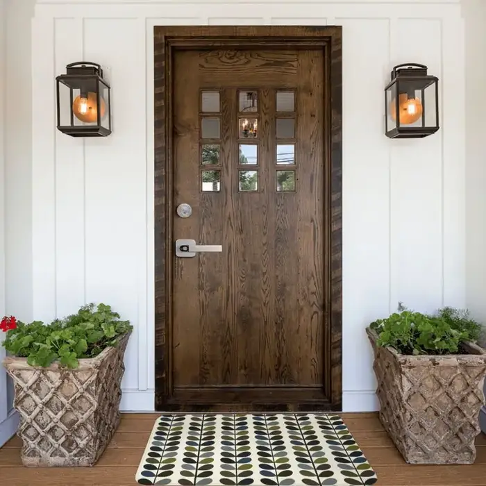Orla Kiely-Tapis de porte d'entrée moderne du milieu du siècle