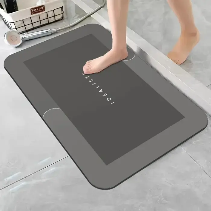 Tapis de bain terre de diatomées