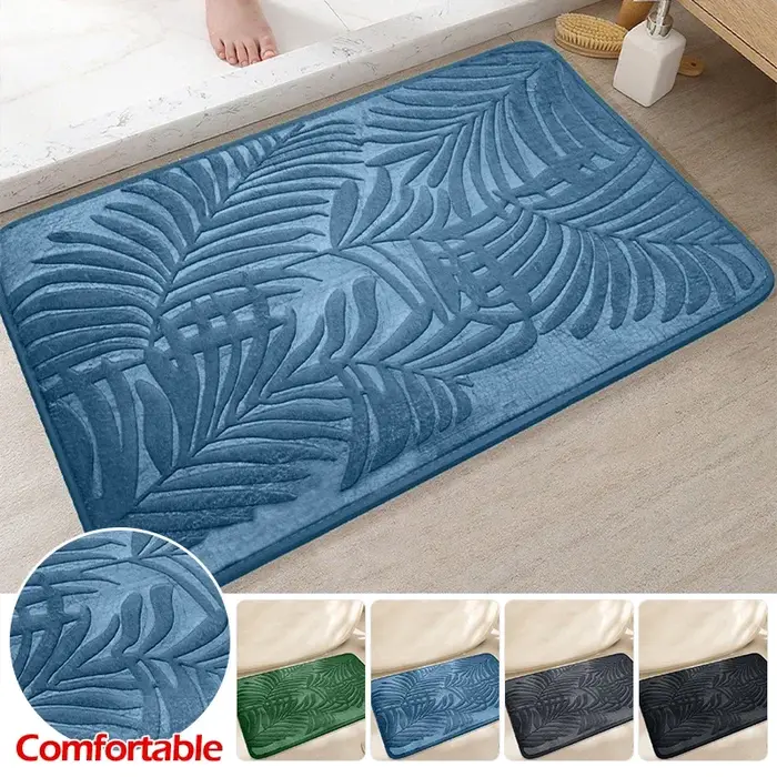 Tapis de salle de bain absorbant et antidérapant